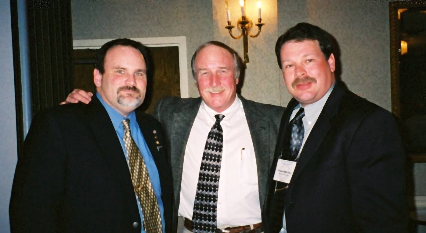 Dan West (TCHIA Pres.) U.S. Marshall Parnell McNamara (Ret.), Bill Slater (TCHIA Exec. VP) @ TCHIA Conference (2004)